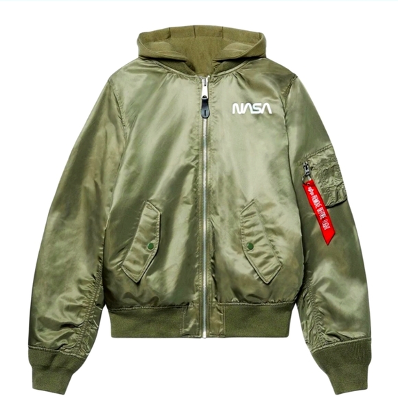 Alpha Industries Other - Alpha L-2B Hooded Nasa II Bomber Jacket